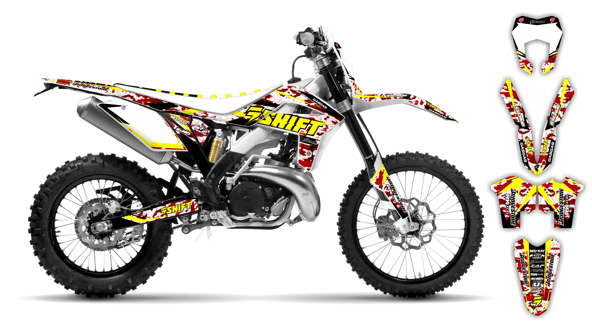 Graphics Kit - Gas Gas - EC EC-F Series - 2014-2017 - Step Up - LE