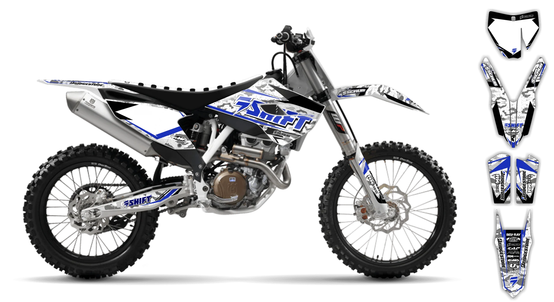 Graphics Kit - Husqvarna 14-> FS Series - 2014-2015 - Step Up - R1