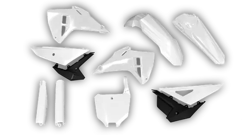 Plastics Kit - Honda - CRF 250R - 2022-2024 - Full Kit - White Restyle