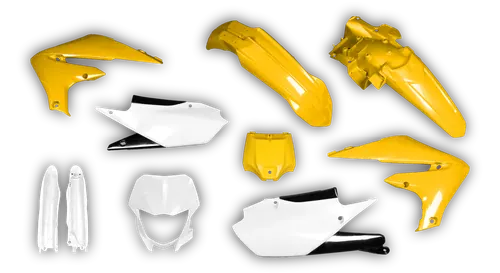 Plastics Kit - Yamaha - WR250F - 2020-2024 - Full Kit - Aniversary Yellow