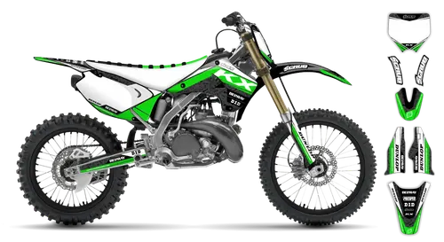 Graphics Kit - Kawasaki - KX 125 - 2004-2008 - Viper - ST