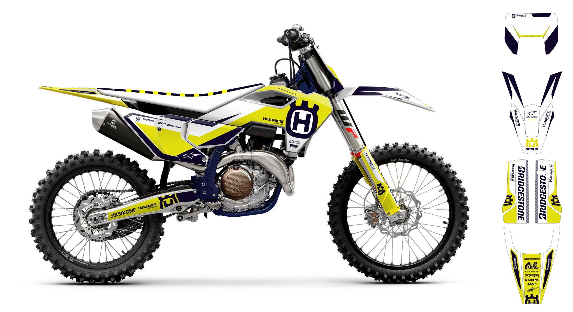Graphics Kit - Husqvarna 14-> TE-FE Series - 2024 Heritage - H15 - R2