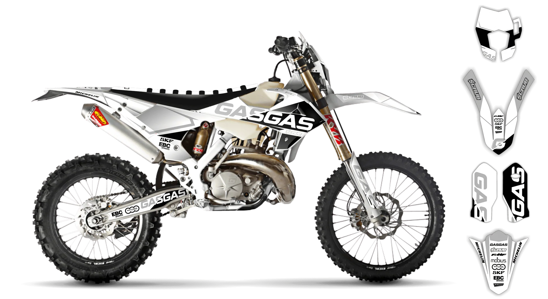 Graphics Kit - Gas Gas - EC EC-F Series - 2018-2020 - SE1040 - R2