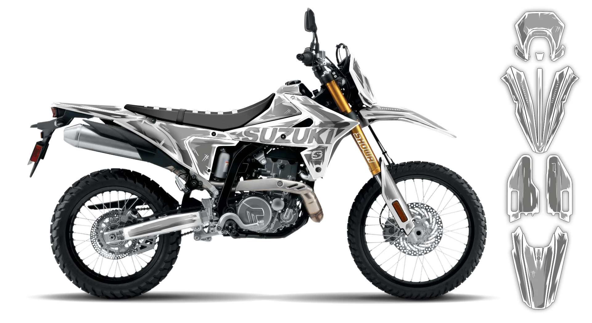 Graphics Kit - Suzuki - DR-Z4S Enduro - 2025-2026 - Artlex - R4