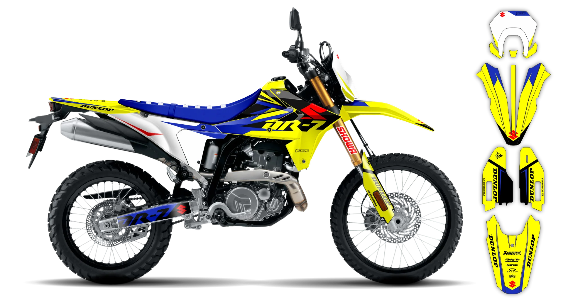Graphics Kit - Suzuki - DR-Z4S Enduro - 2025-2026 - SE1076 - R2