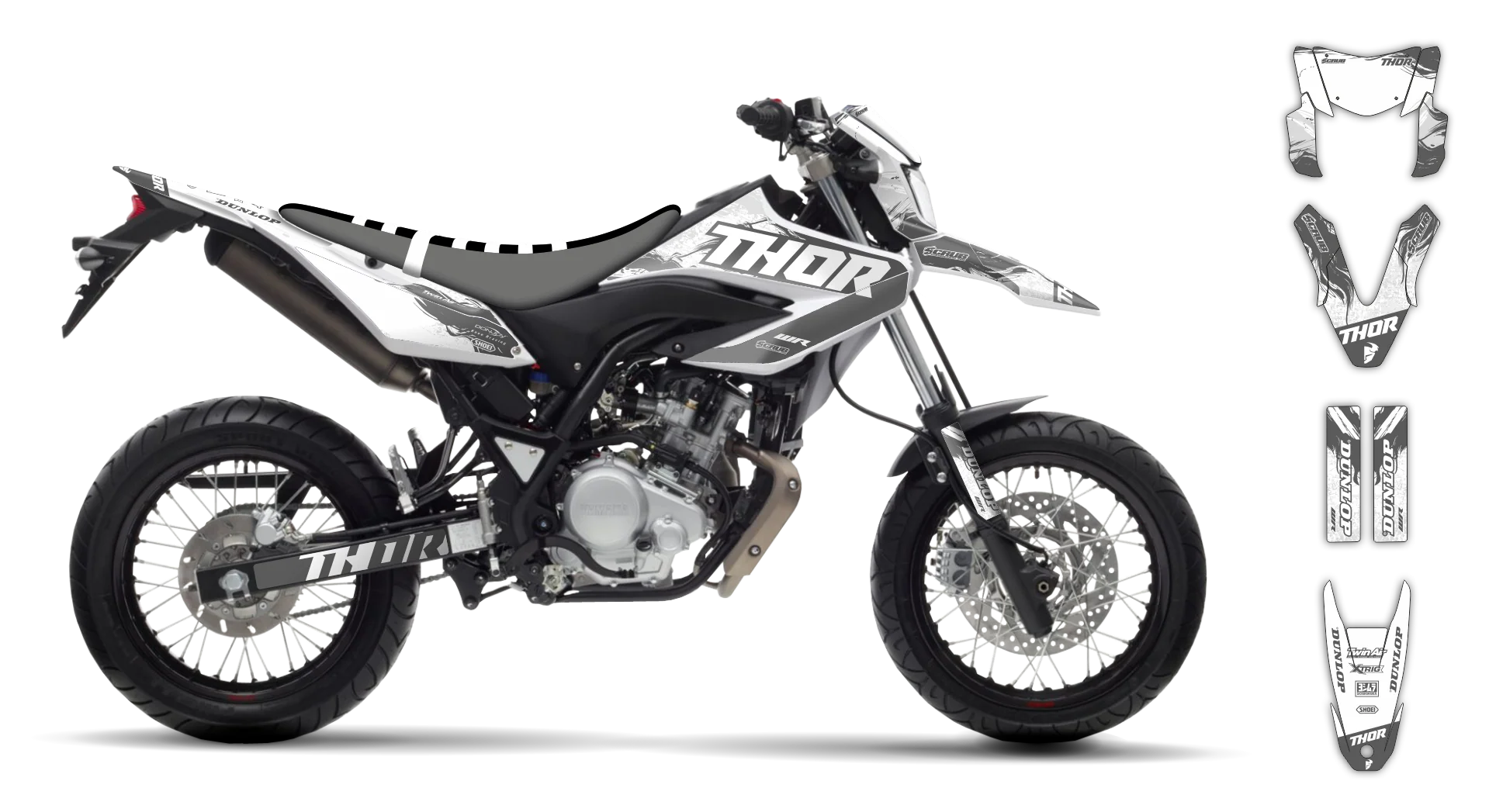 Graphics Kit - Yamaha - WR 125R - 2009-2022 - Sledge - R3