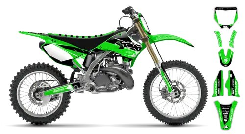 Graphics Kit - Kawasaki - KX 80 - 1991-1997 - SE1026 - ST