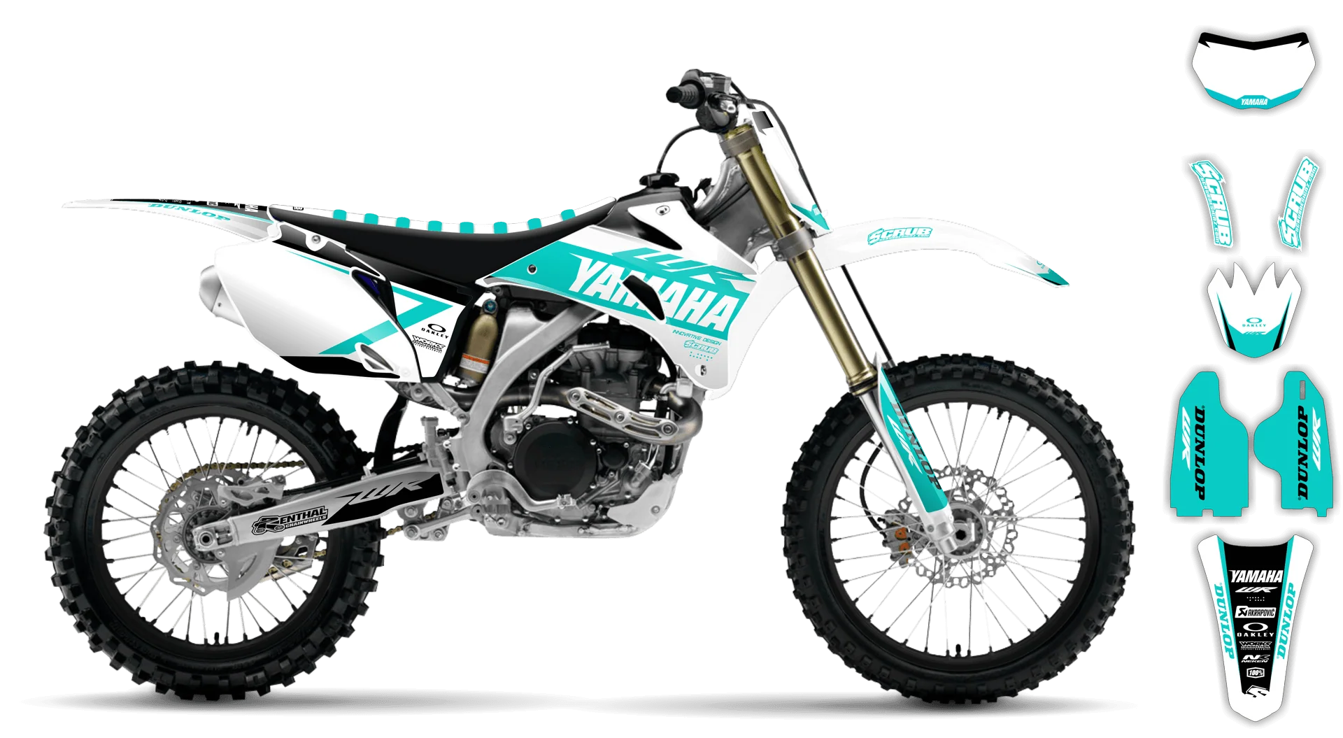 Graphics Kit - Yamaha - WR450F - 2007-2011 - Corgis - R1