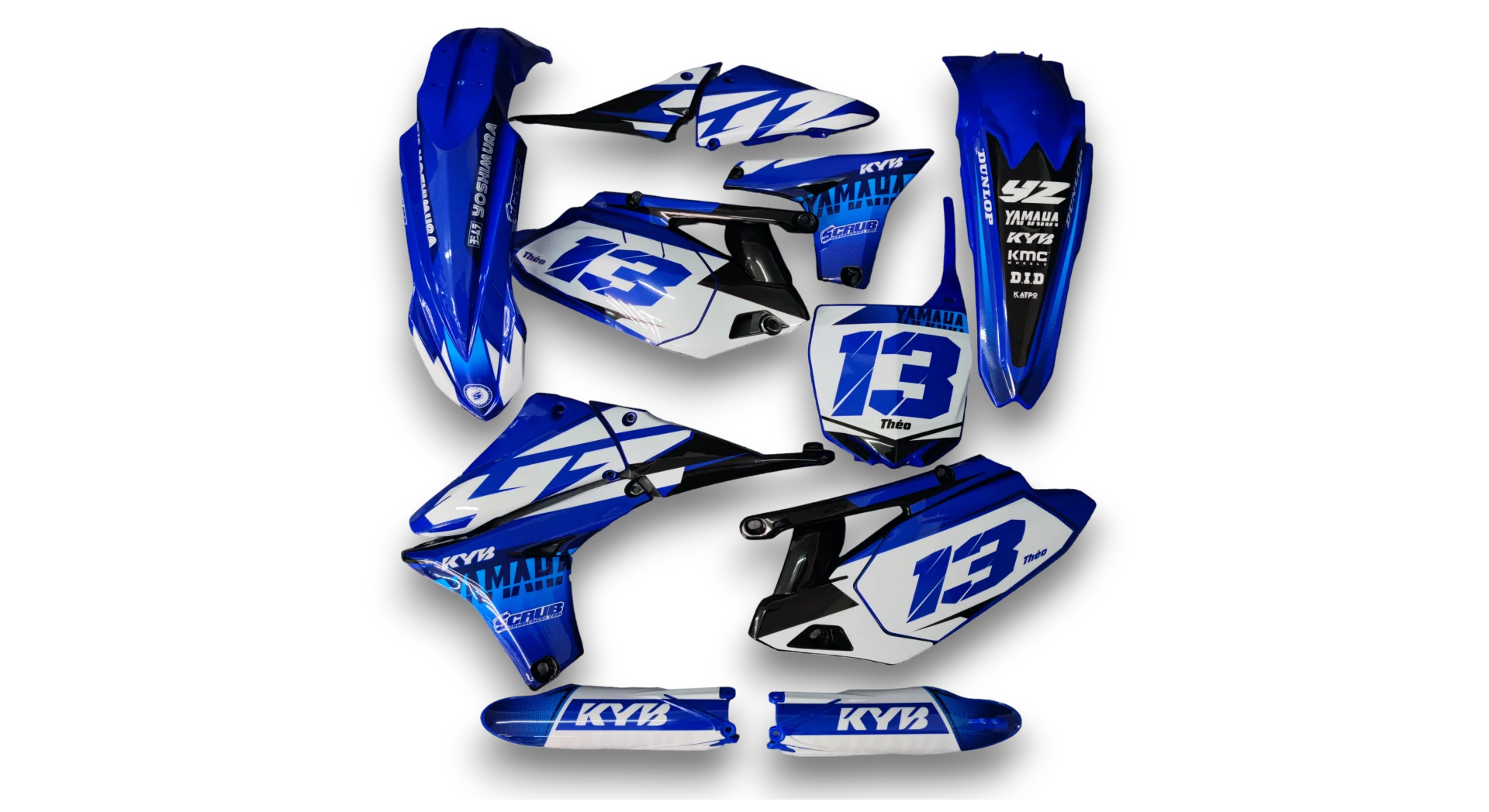GFP - Yamaha - YZ450F - 2010-2013 - Blue-Discovery-ST