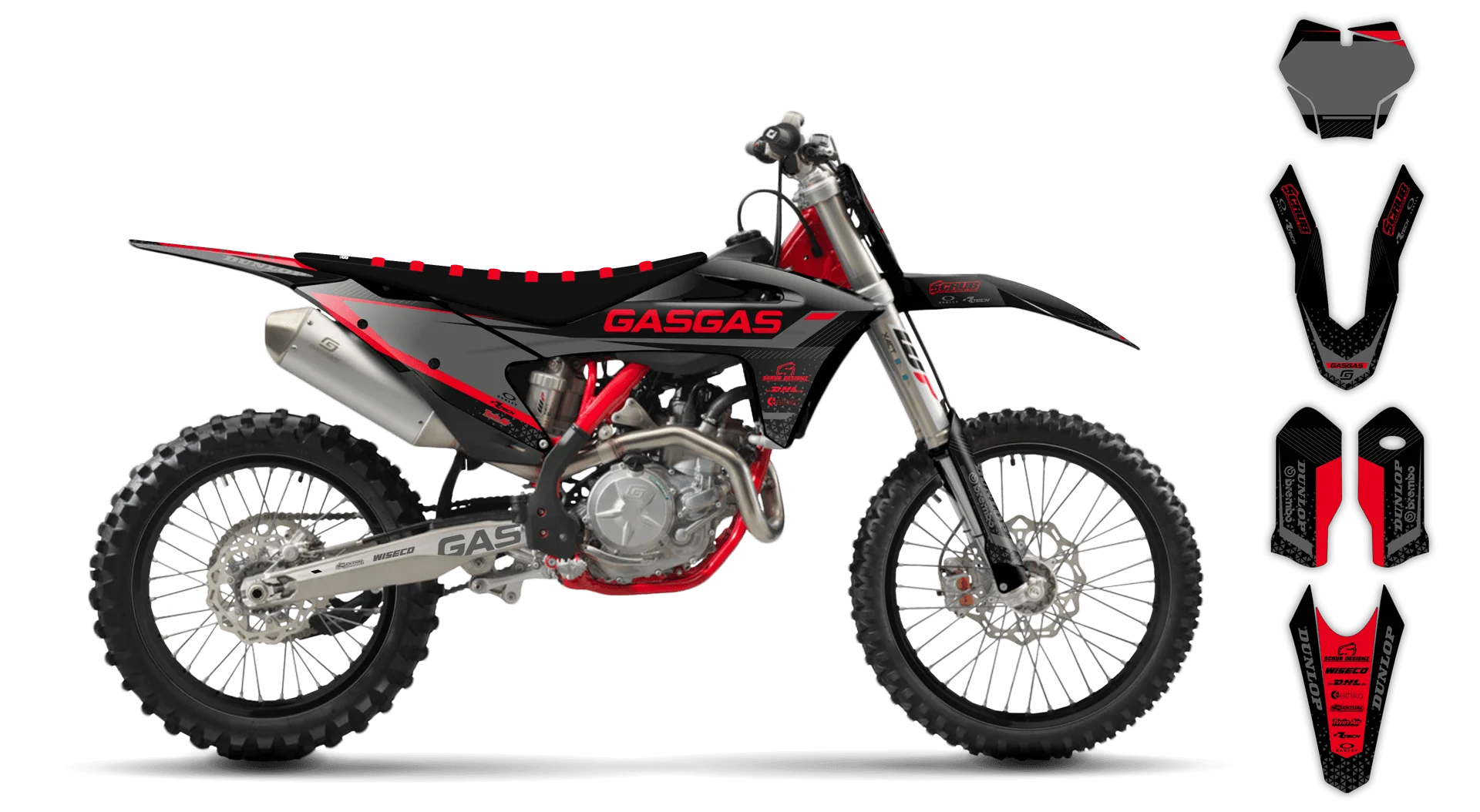 Graphics Kit - Gas Gas - MC-E 5 - 2025 - G1 - LE