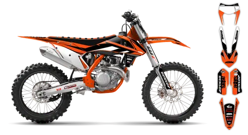 Graphics Kit - KTM - EXC EXC-F / XC-W XCF-W - 2017-2019 - K8 - ST