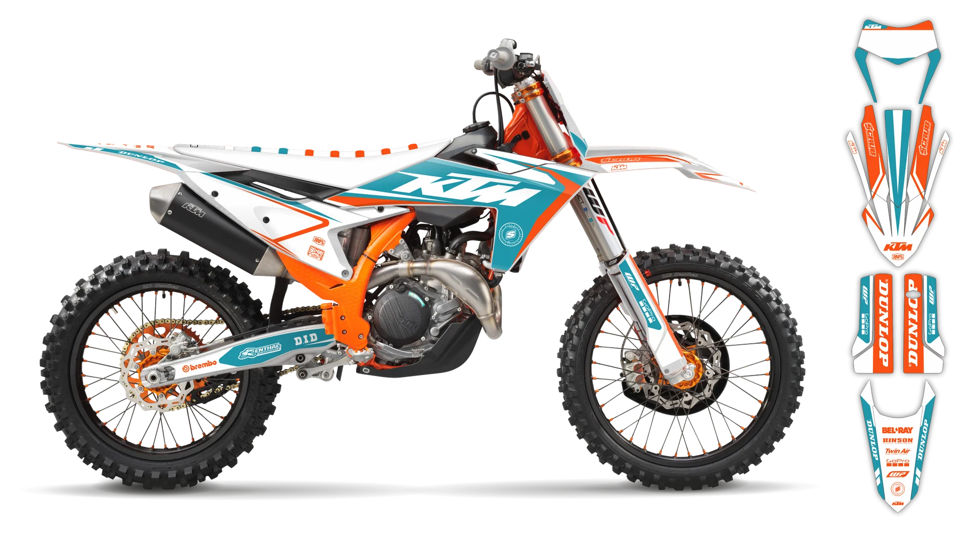 Graphics Kit - KTM - EXC EXC-F / XC-W XCF-W - 2024-2025 - K17 - R1