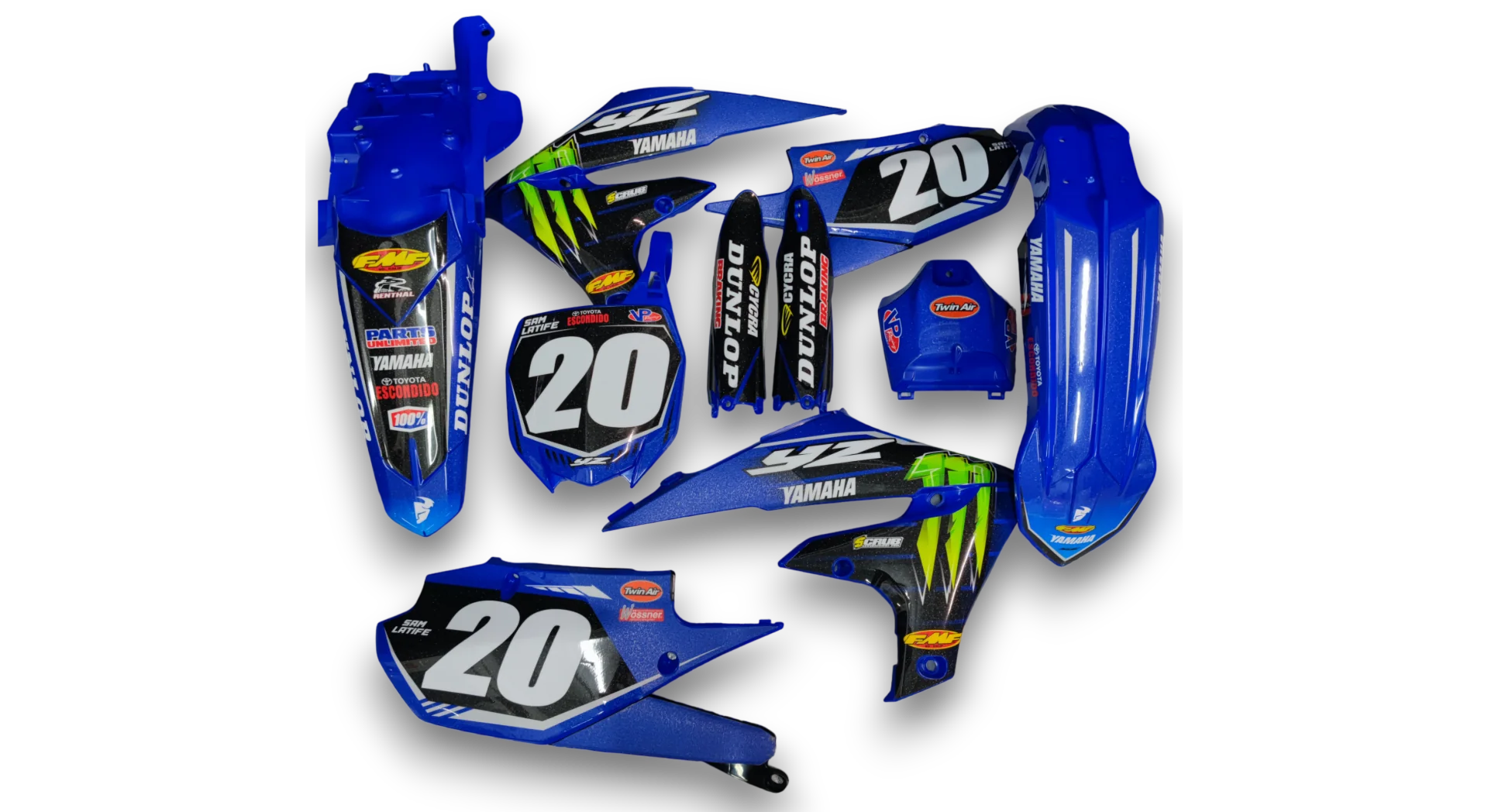 GFP - Yamaha - YZ450F - 2018-2022 - Blue-FR4-LE