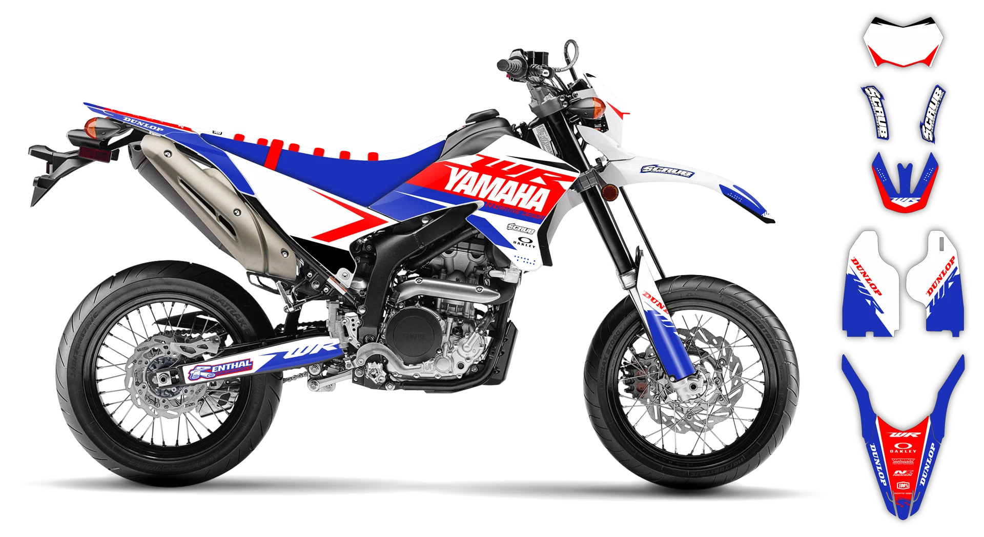 Graphics Kit - Yamaha - WR 250X - 2007-2022 - SE1022 - R2
