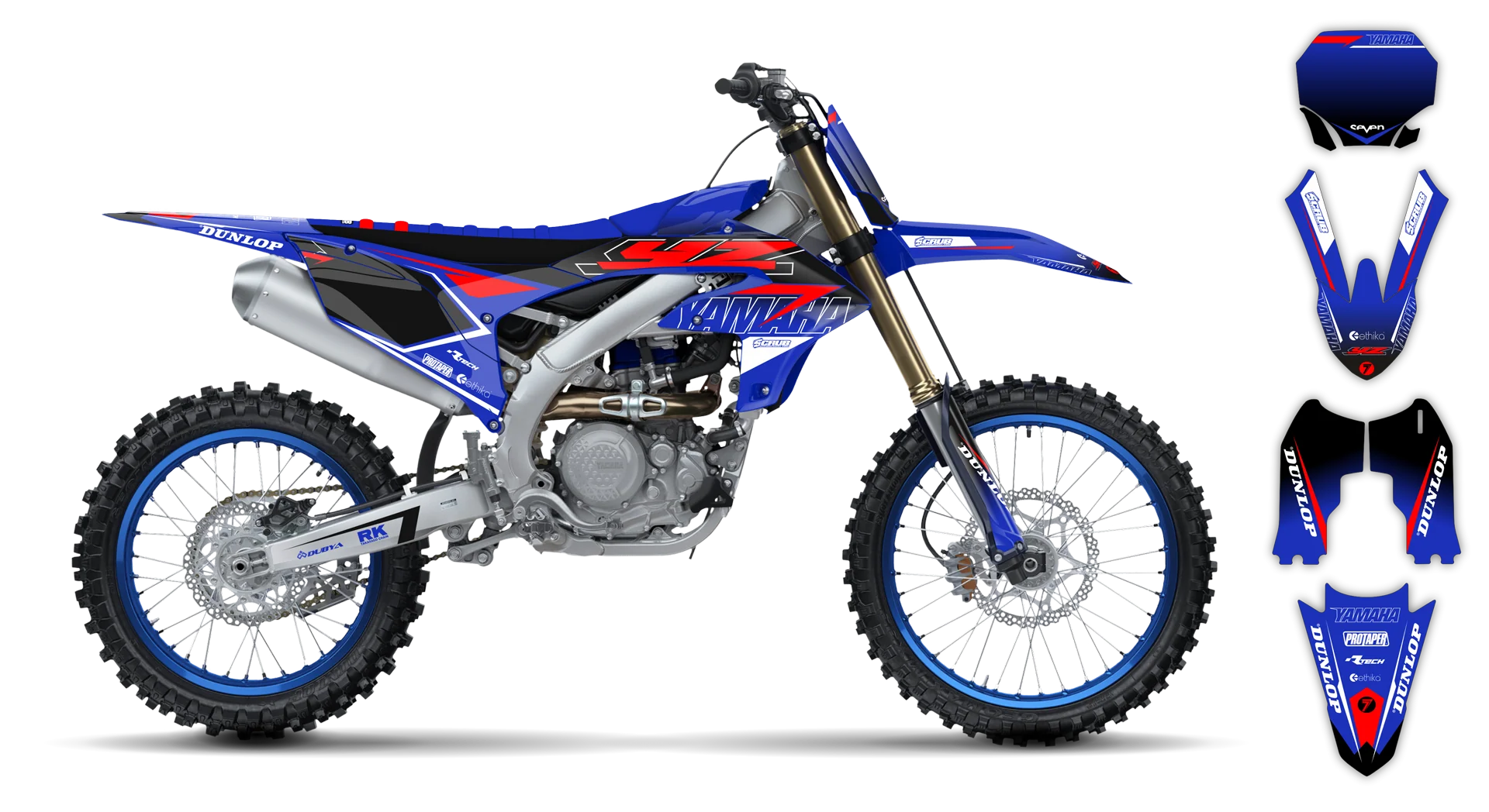 Graphics Kit - Yamaha - YZ450F - 2023-2025 - SE1086 - LE