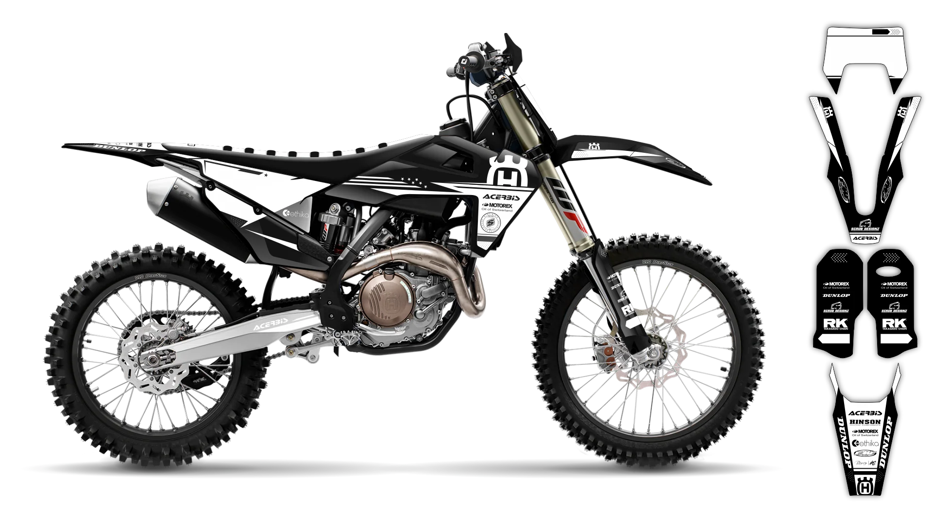 Graphics Kit - Husqvarna 14-> TE-FE Series - 2020-2023 - H14 - R2