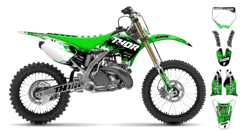Graphics Kit - Kawasaki - KX 80 - 1991-1997 - Sledge - ST