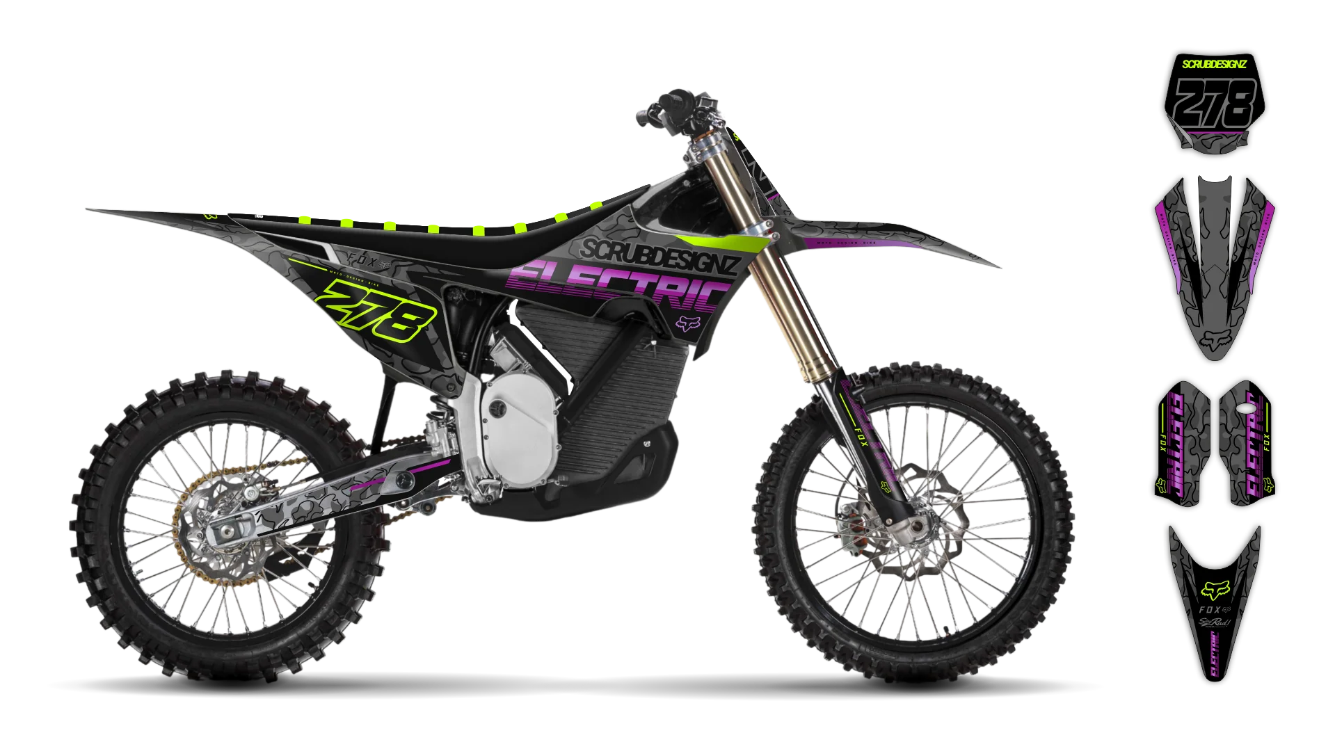 Graphics Kit - Stark - Varg EX - 2023-2025 - Shapeshifter - LE