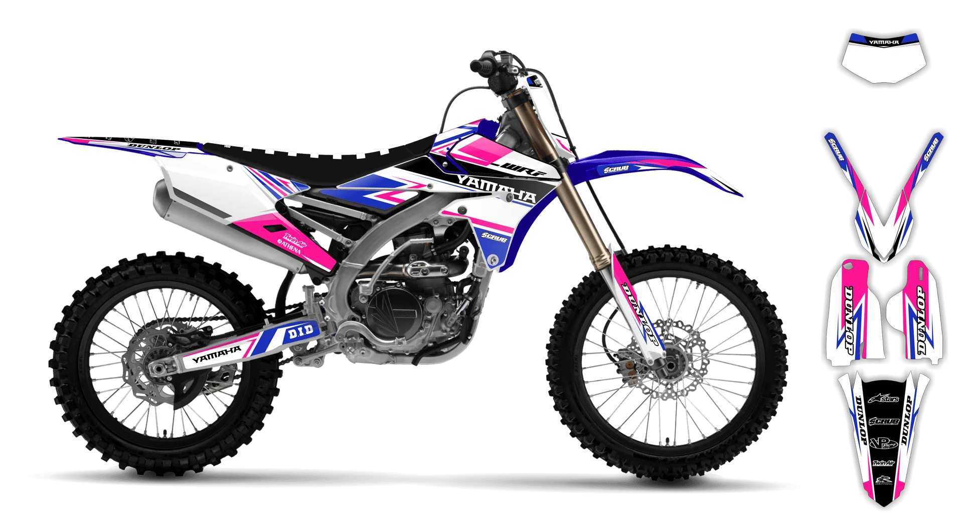 Graphics Kit - Yamaha - WR450F - 2016-2018 - Evolution - R1