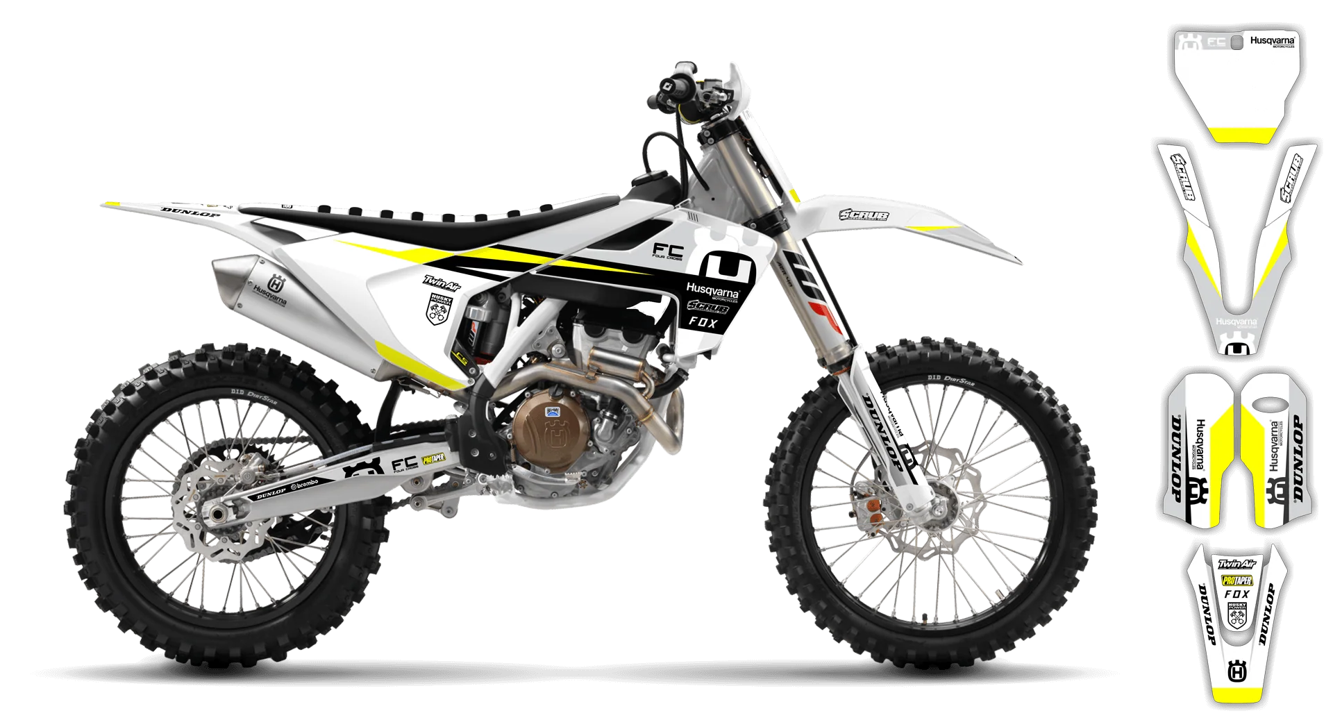 Graphics Kit - Husqvarna 14-> TC 65 - 2016-2023 - H7 - R1