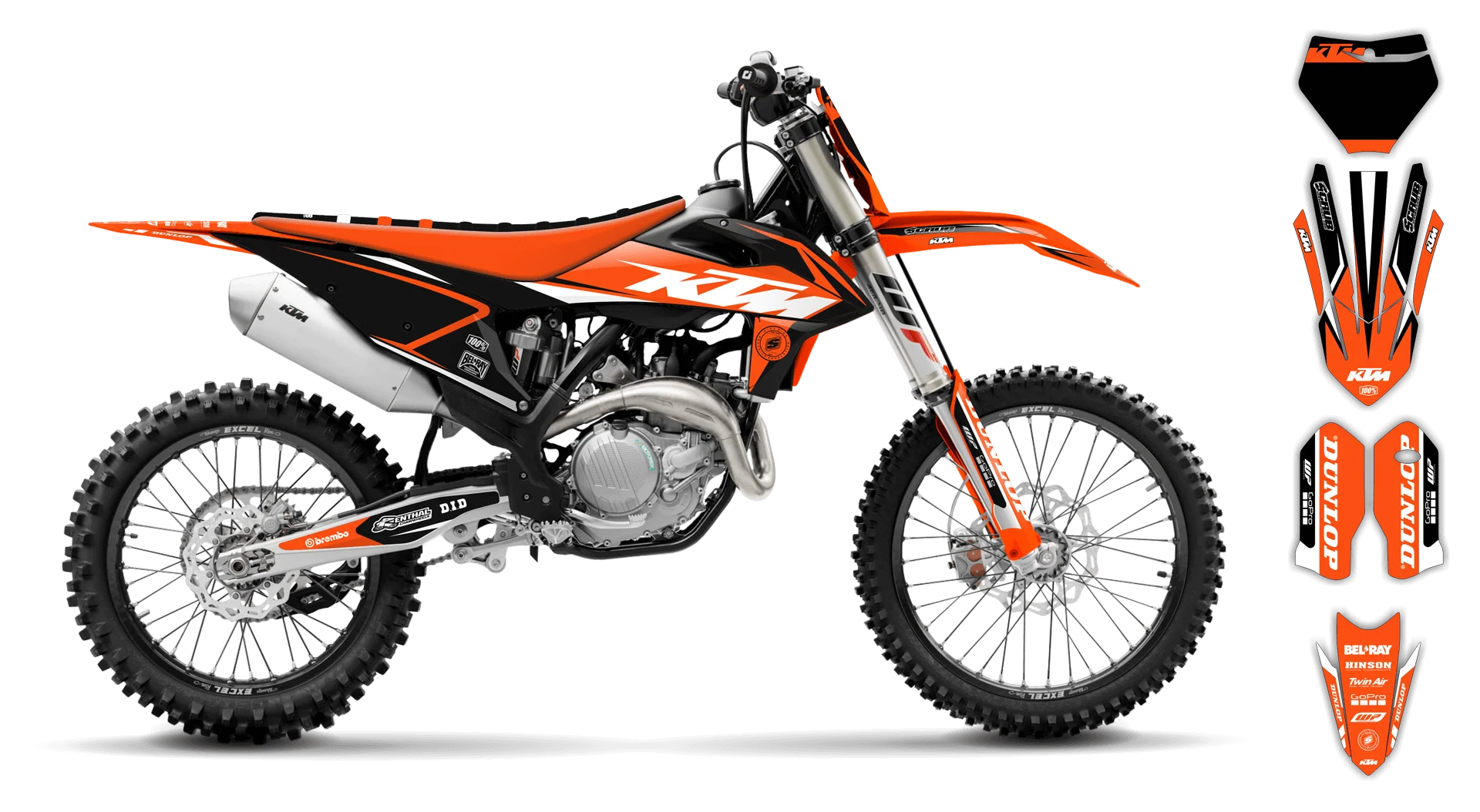 Graphics Kit - KTM - SX SX-F / XC XC-F - 2003-2004 - K17 - LE
