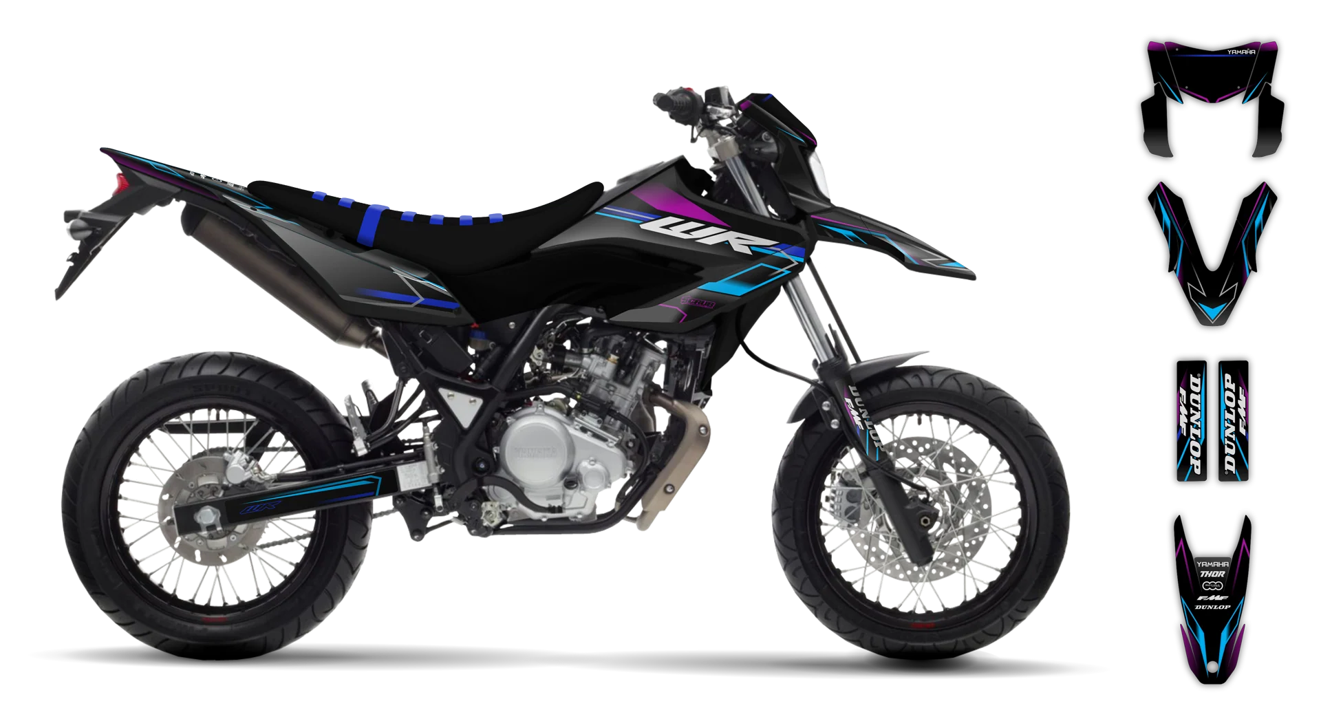Graphics Kit - Yamaha - WR 125X - 2009-2022 - SE1088 - LE