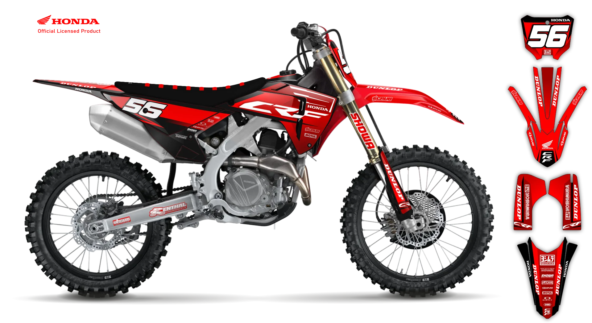 Graphics Kit - Honda - CRF 110 - 2013-2018 - SE1138 - R2