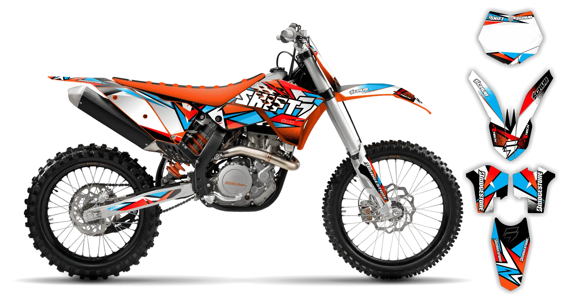 Graphics Kit - KTM - SMR Series - 2008-2011 - X-Rut - LE
