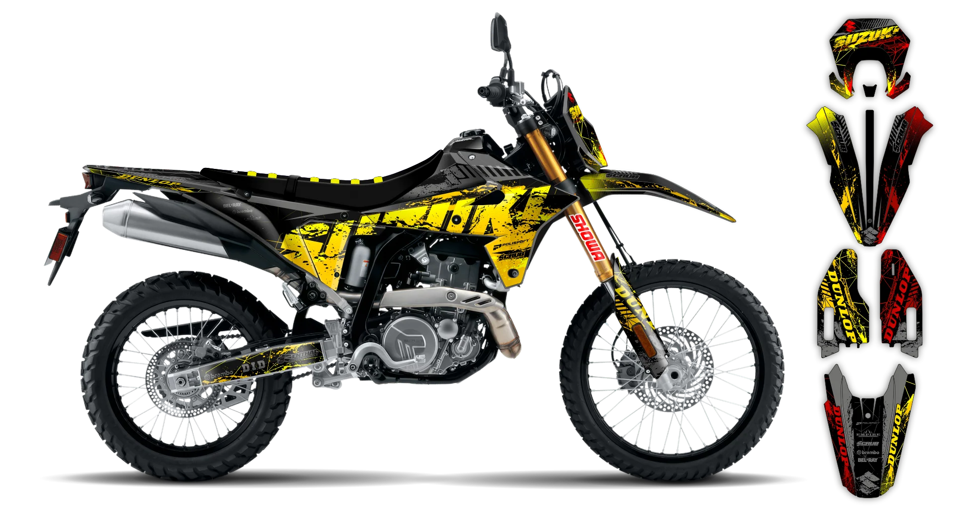 Graphics Kit - Suzuki - DR-Z4S Enduro - 2025-2026 - SE1079 - LE