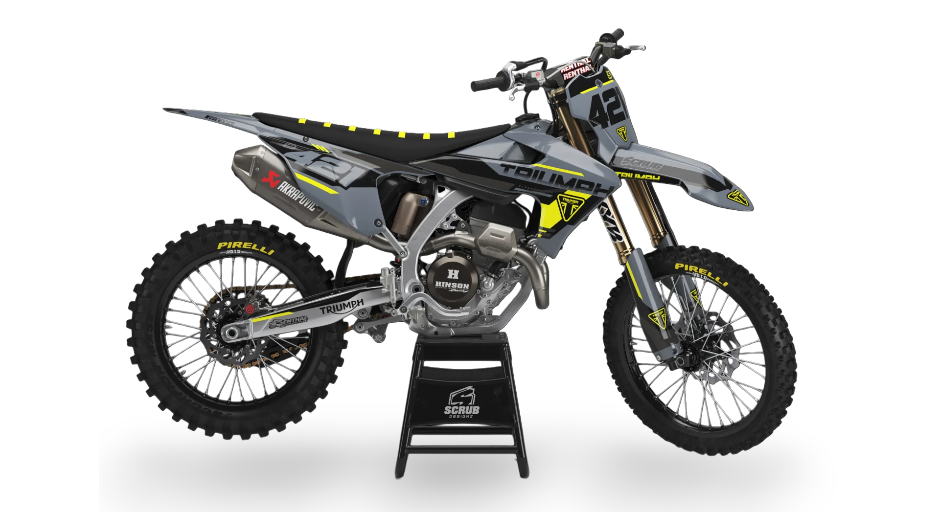 Graphics Kit - Triumph - TF 250-X - 2024-2025 - Titan - R2