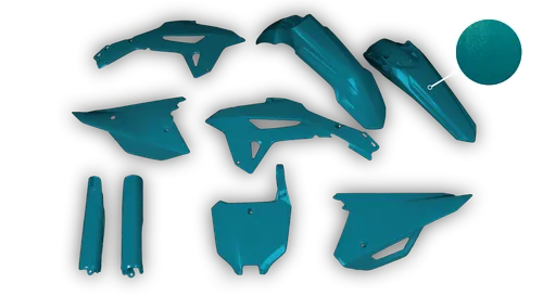 Plastics Kit - Honda - CRF 450R - 2021-2024 - Full Kit - Metallic Teal