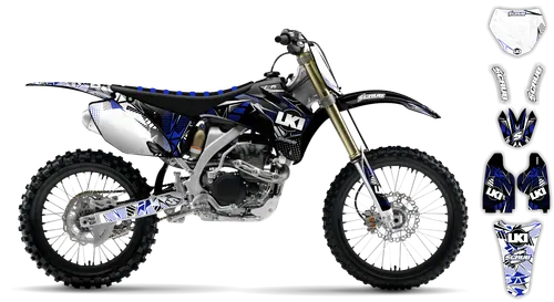 Graphics Kit - Yamaha - YZ450F - 2008-2009 - Block Pass - ST