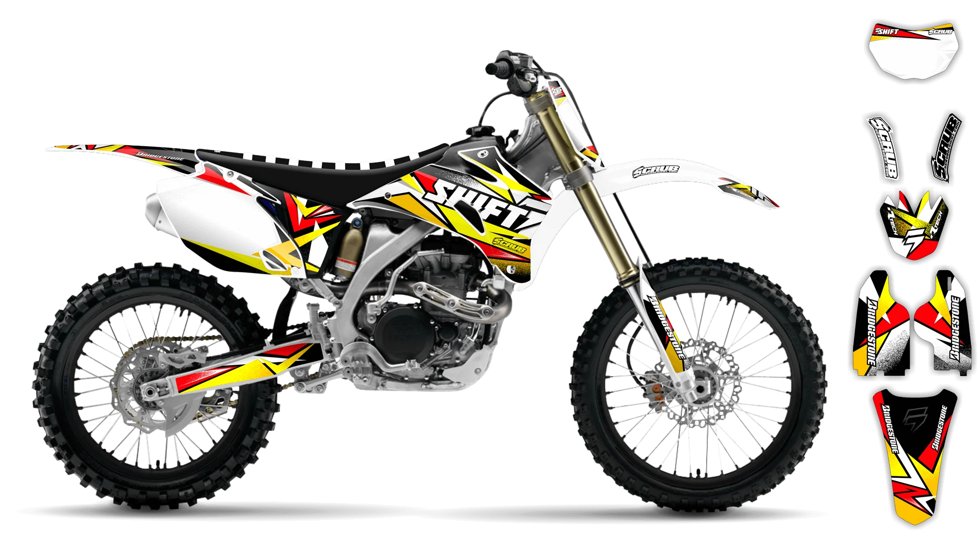 Graphics Kit - Yamaha - WR400F - 1998-1999 - X-Rut - R3