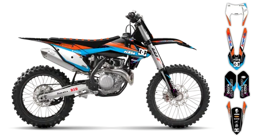 Graphics Kit - KTM - EXC EXC-F / XC-W XCF-W - 2017-2019 - Pipeline - ST