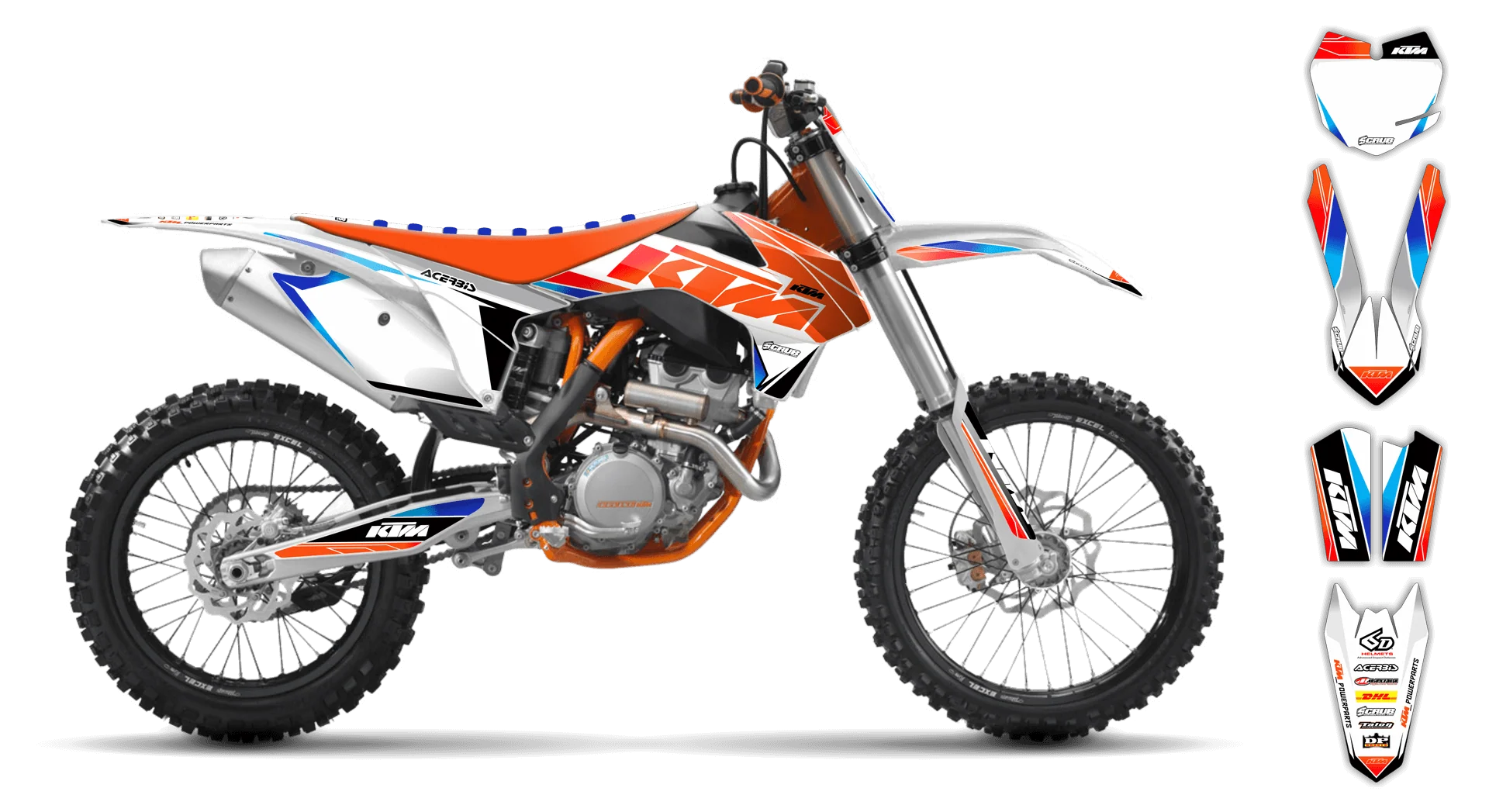 Graphics Kit - KTM - SX SX-F / XC XC-F - 2011-2012 - K12 - LE