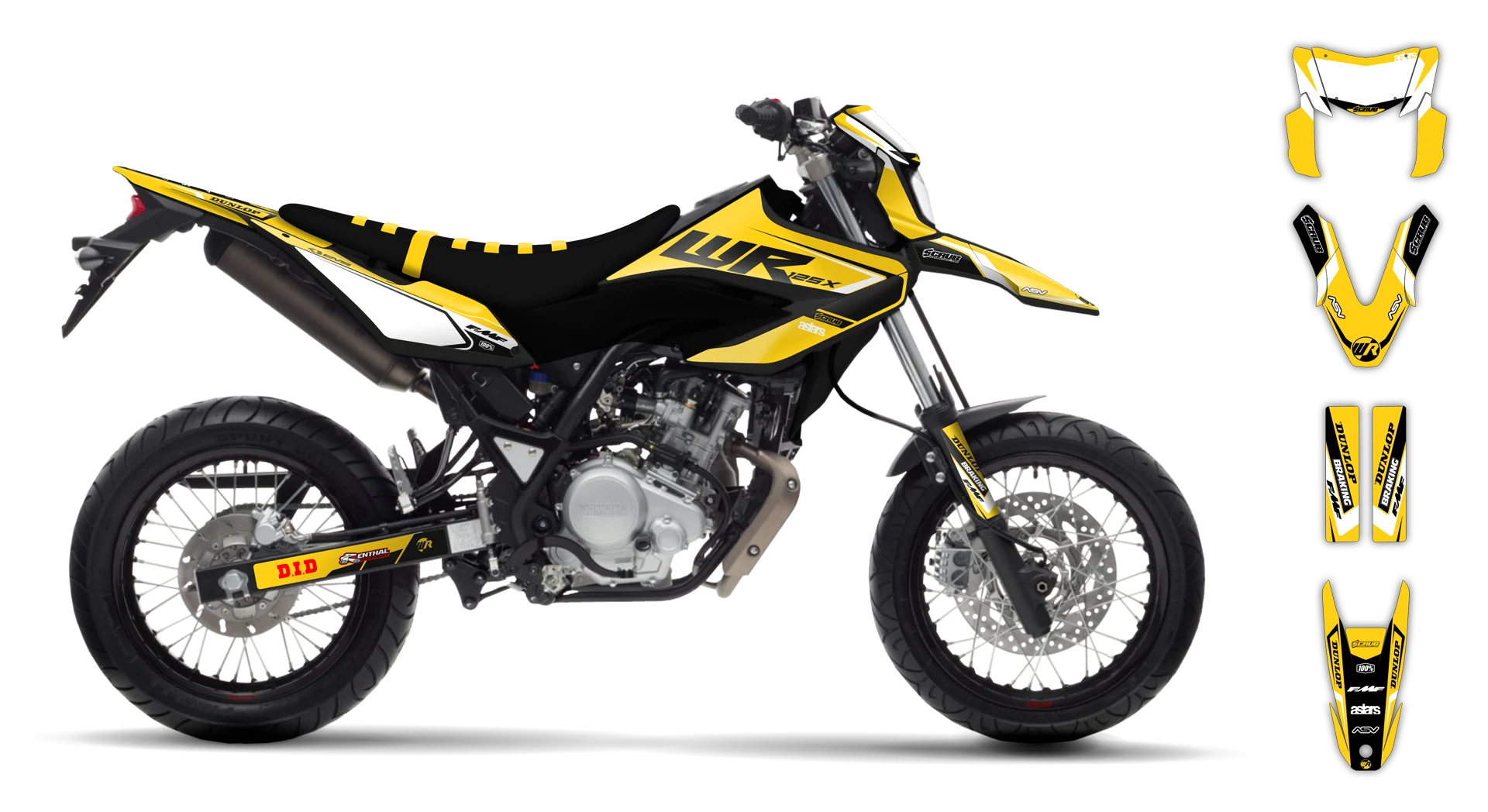 Graphics Kit - Yamaha - WR 125X - 2009-2022 - Eclipse - R1