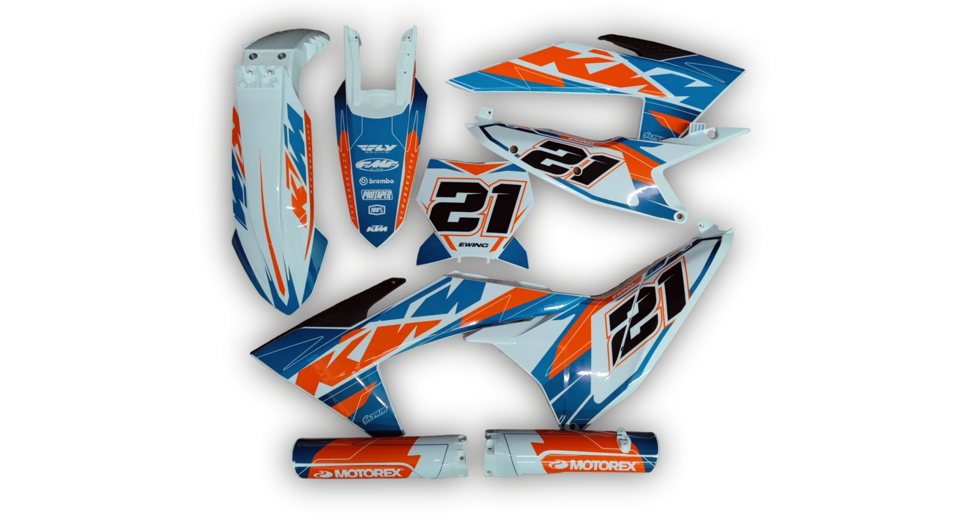 GFP - KTM - SX SX-F / XC XC-F - 2025 - White-K-SE1109-ST
