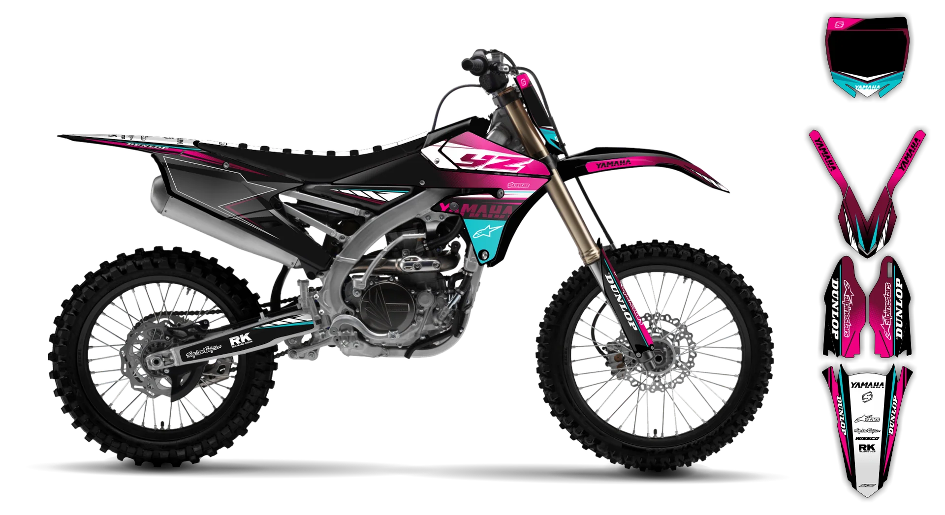 Graphics Kit - Yamaha - YZ450F - 2014-2017 - Boognish - R2