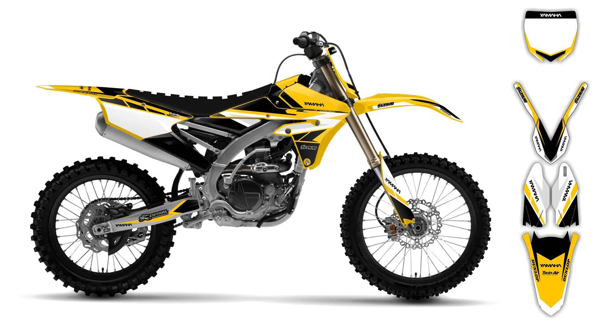 Graphics Kit - Yamaha - YZ250F - 2010-2013 - Sukuba - R2