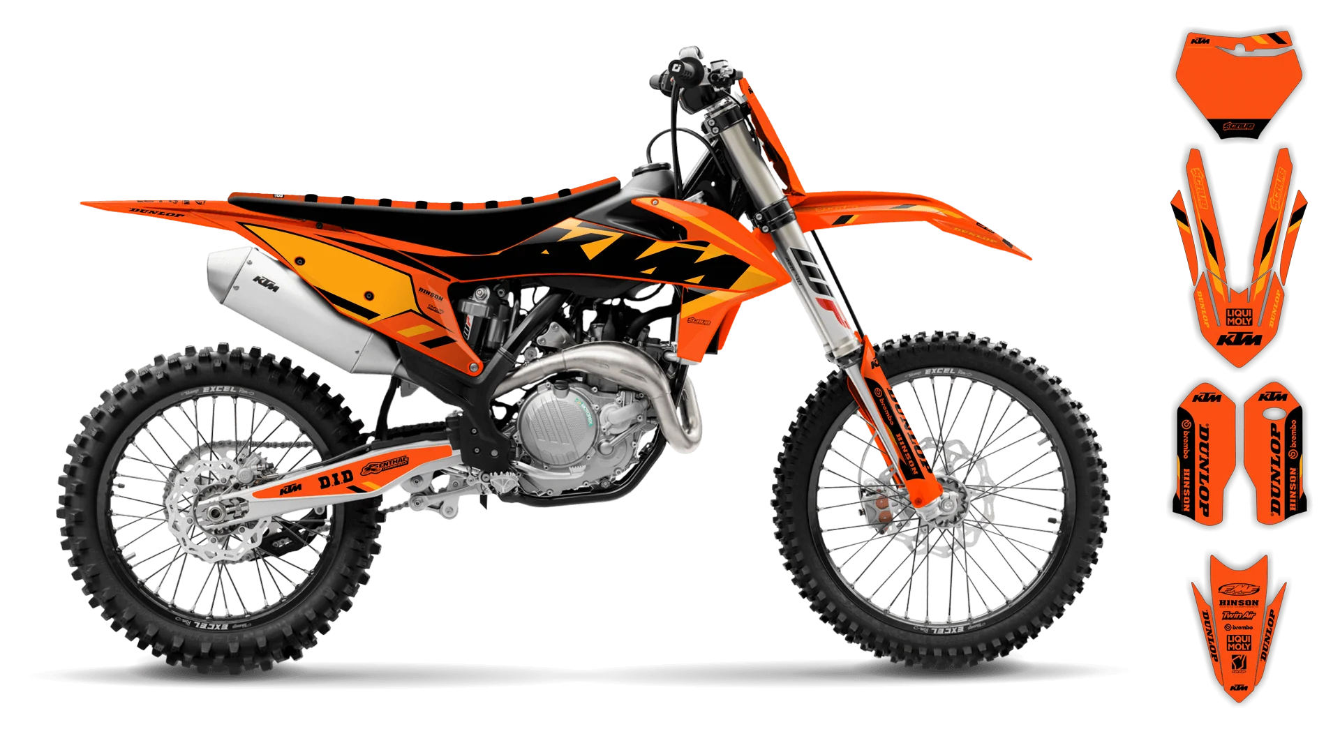 Graphics Kit - KTM - SX SX-F / XC XC-F - 2019-2022 - K-SE1072 - R3