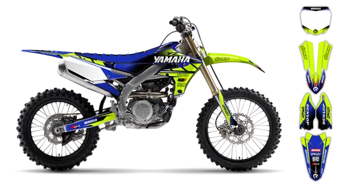 Graphics Kit - Yamaha - WR450F - 2024-2025 - Fluo 7 - ST