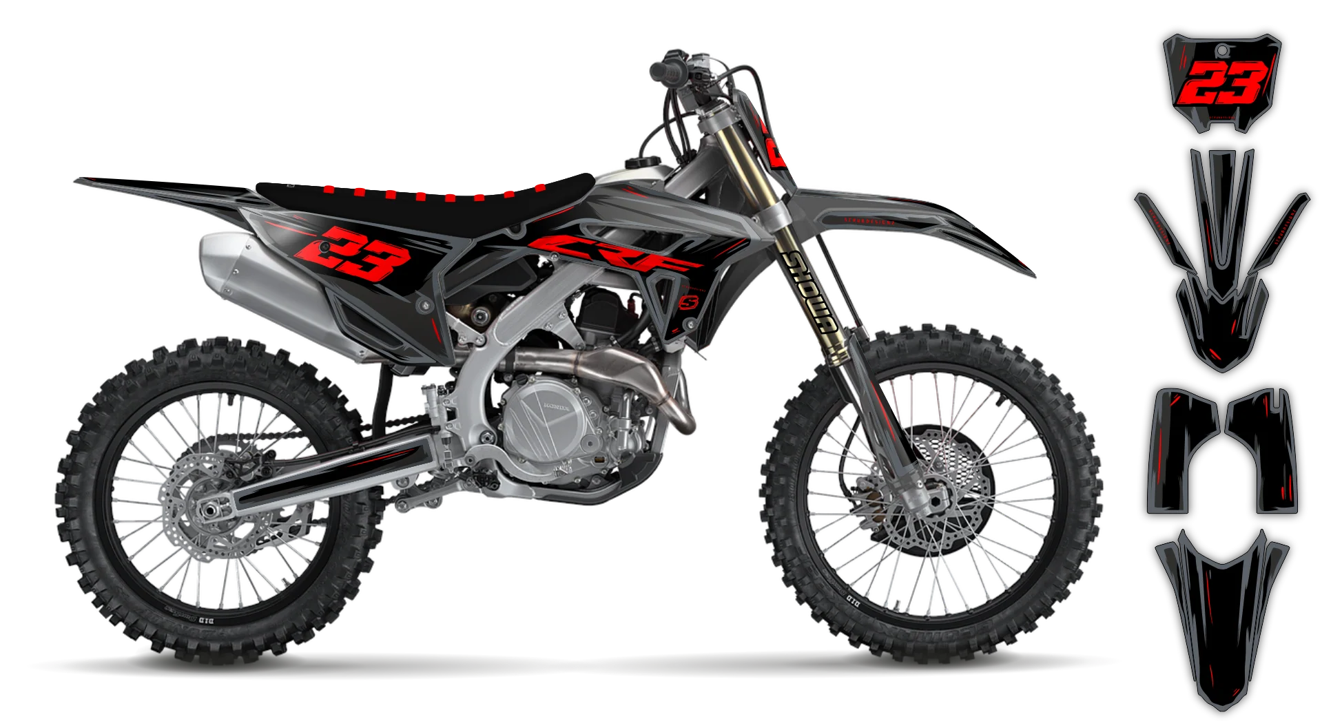 Graphics Kit - Honda - CRF 110 - 2013-2018 - Artlex - R3