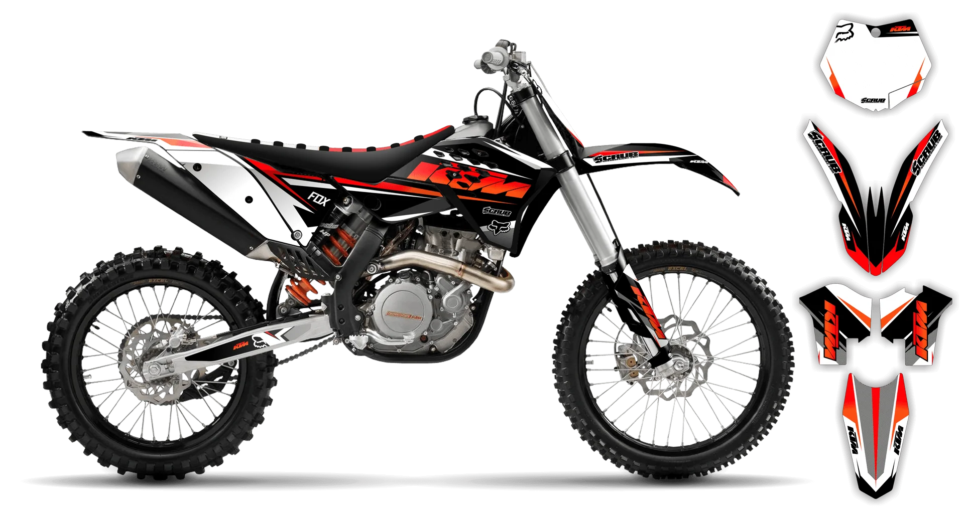 Graphics Kit - KTM - SMR Series - 2008-2011 - K14 - LE
