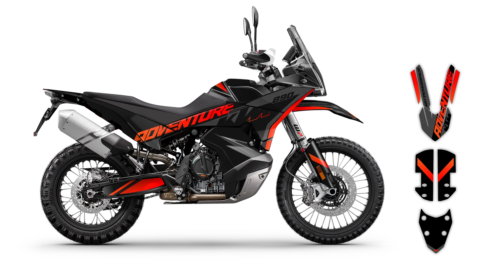 Graphics Kit - KTM - 790 R ADVENTURE - 2023-2024 - Solid - R3