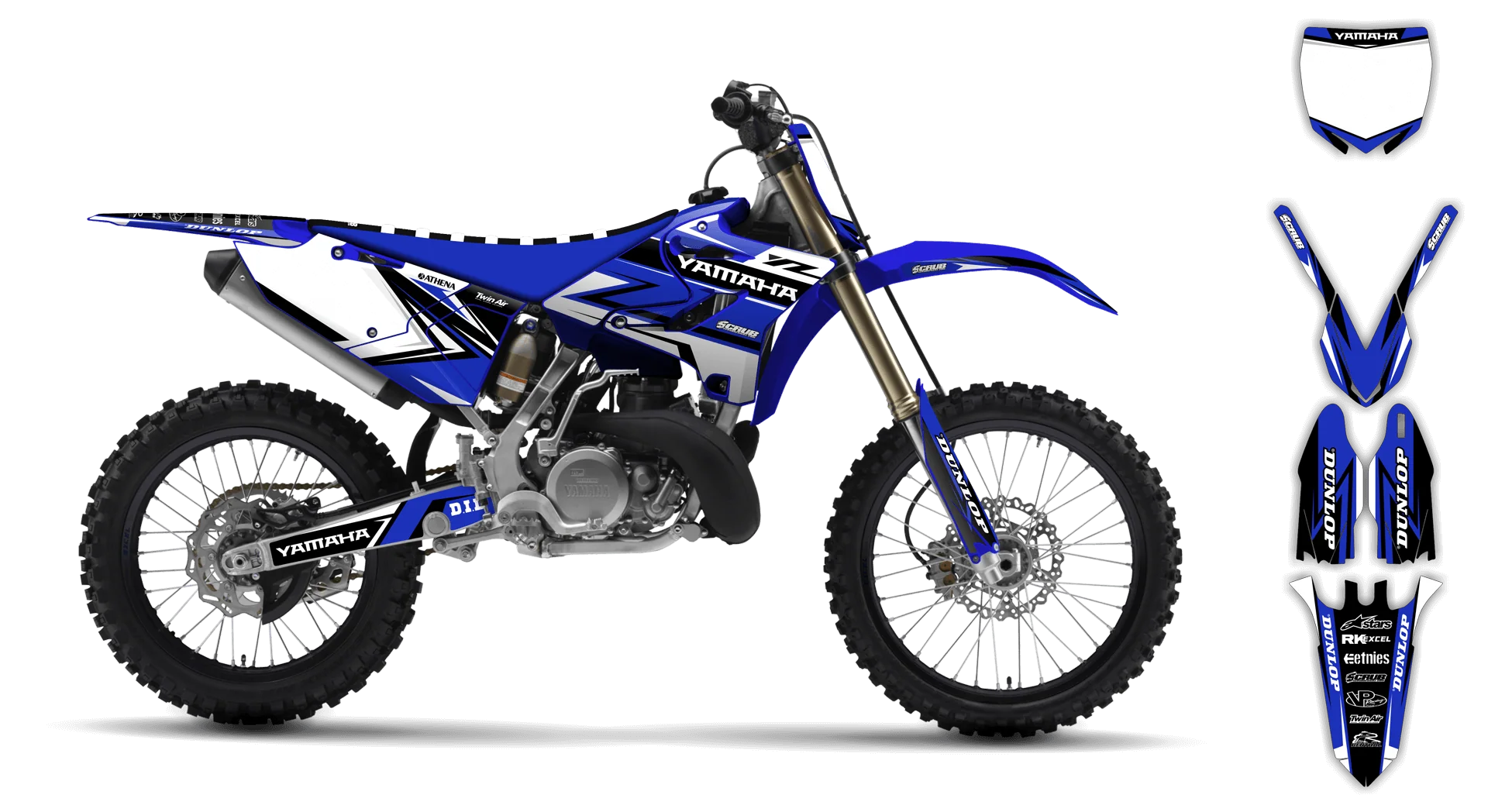 Graphics Kit - Yamaha - YZ 250X - 2016-2022 - Evolution - R2