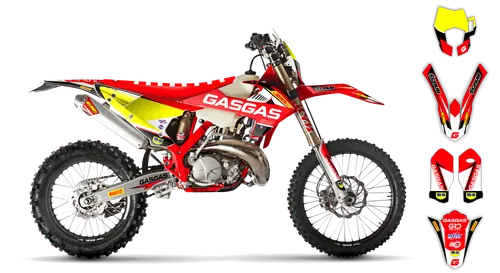 Graphics Kit - Gas Gas - EC EC-F Series - 2018-2020 - Factory Replica 1 - ST