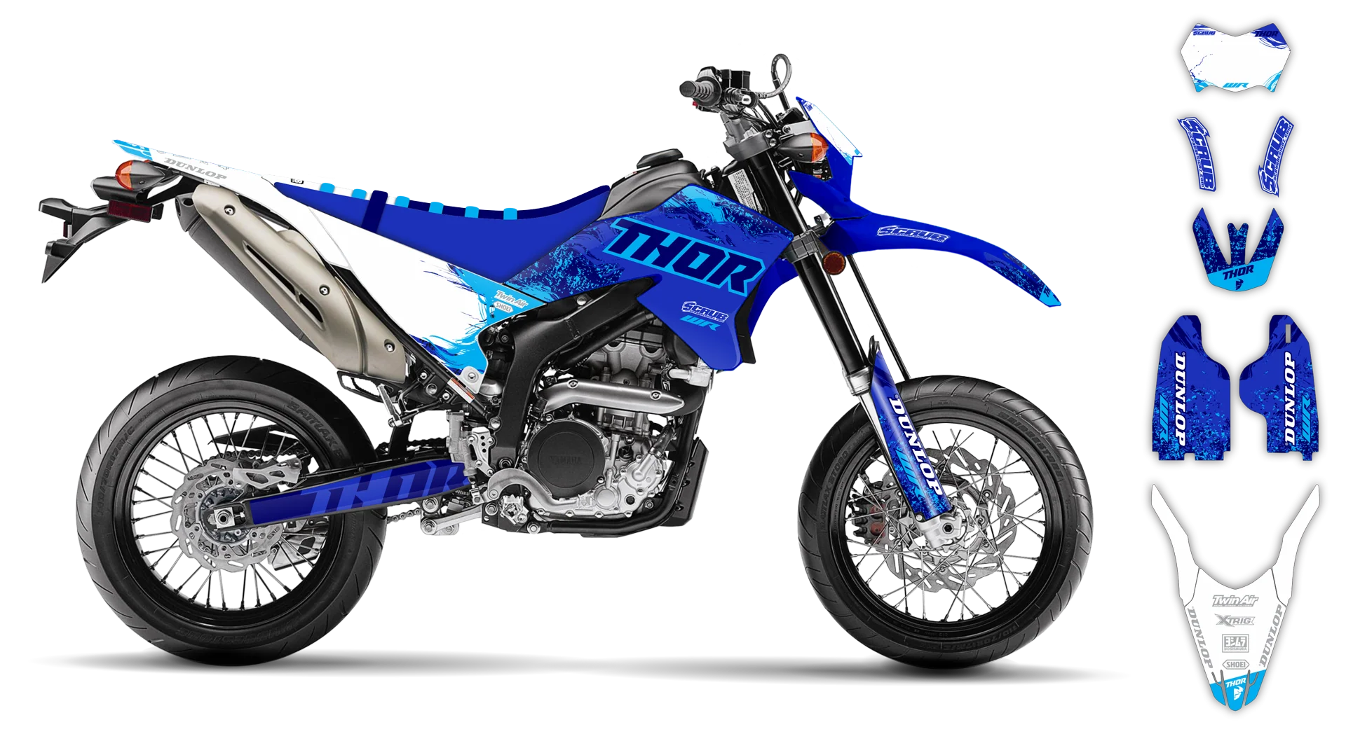 Graphics Kit - Yamaha - WR 250X - 2007-2022 - Sledge - R2