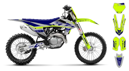 Graphics Kit - KTM - SX SX-F / XC XC-F - 2019-2022 - Fluo K18 - ST