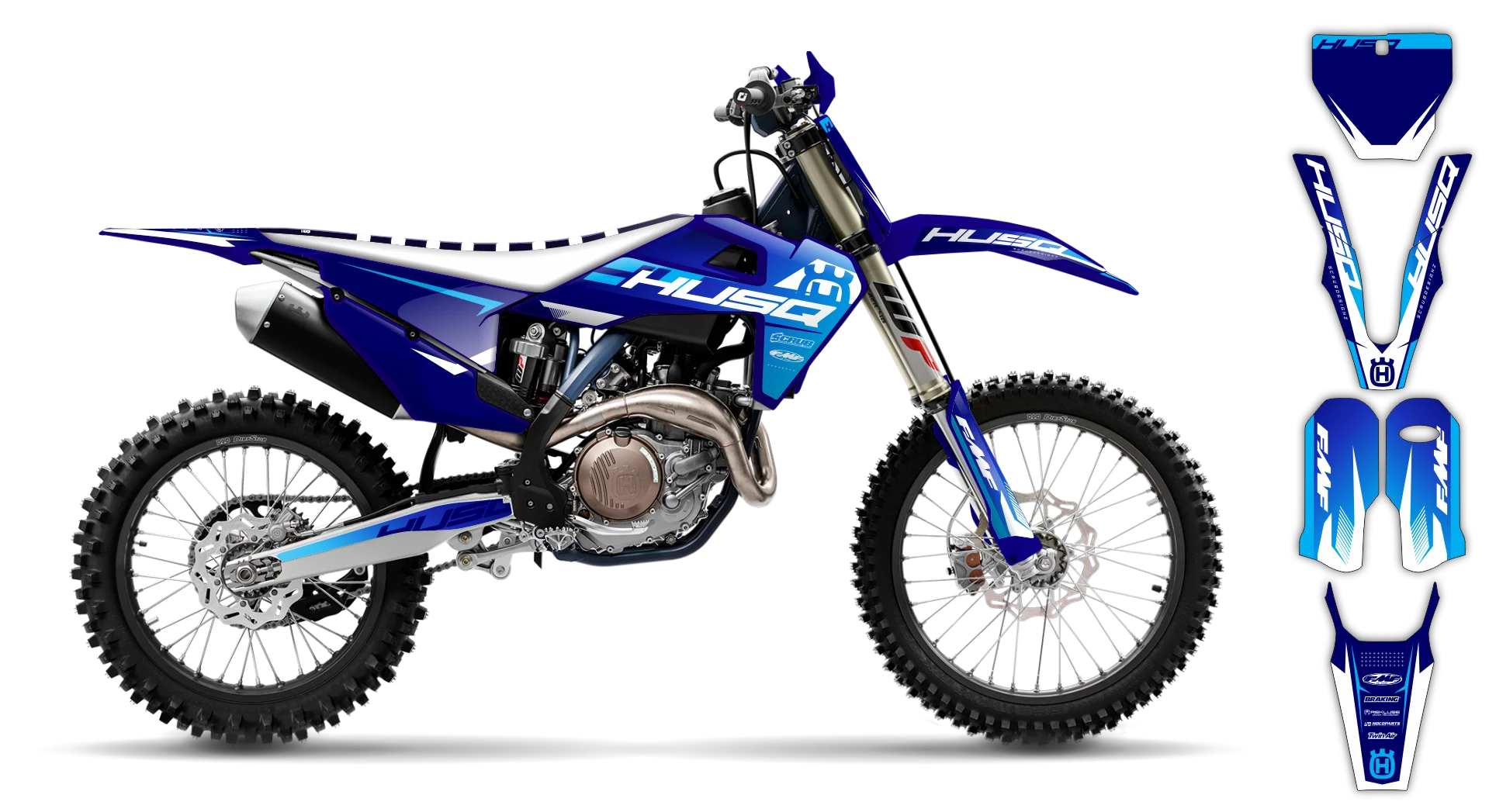 Graphics Kit - Husqvarna 14-> TC-FC-FX Series - 2019-2022 - H-SE1100 - R3