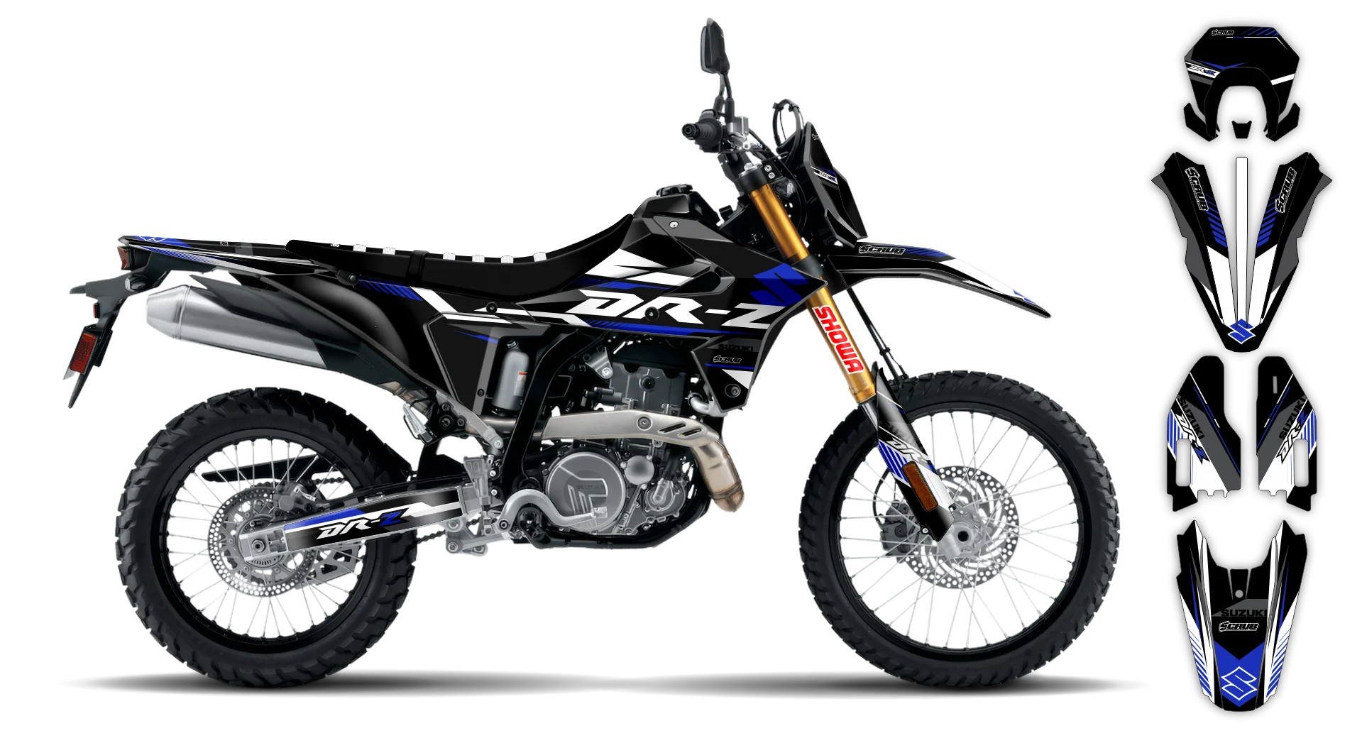 Graphics Kit - Suzuki - DR-Z4S Enduro - 2025-2026 - Drz Edition - R1